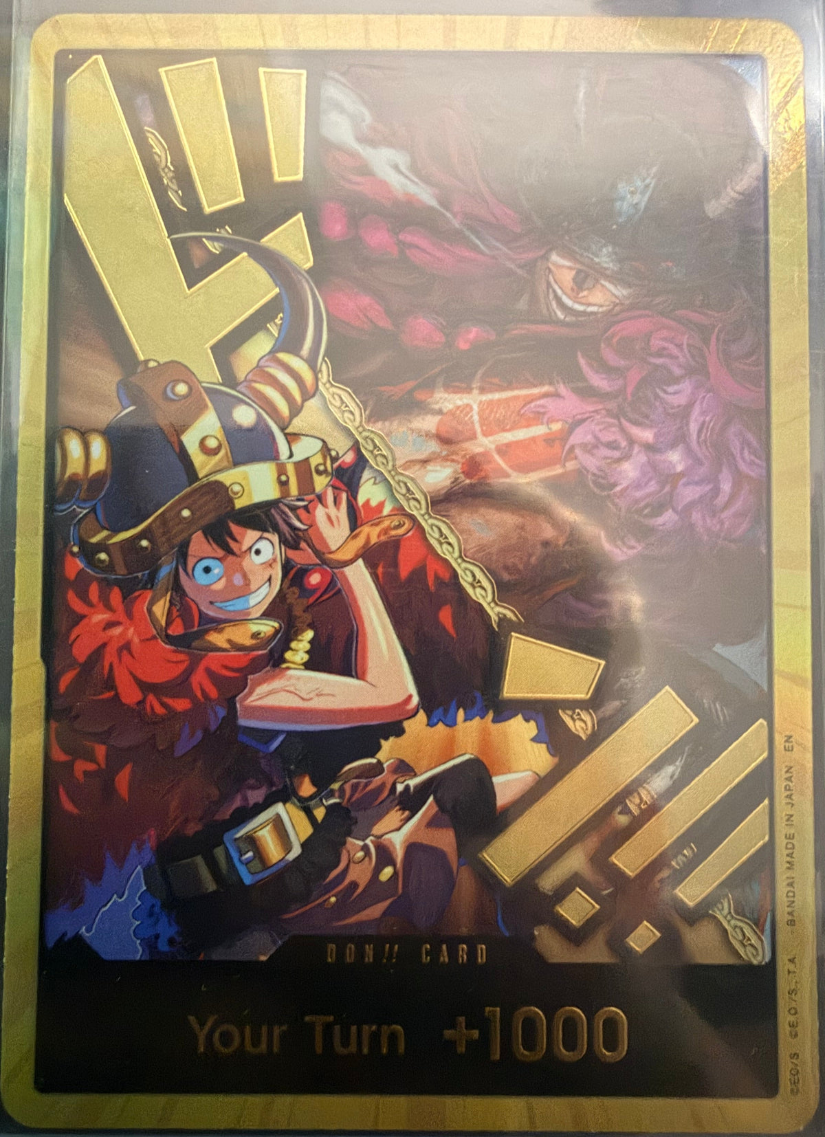 DON!! Card (Alternate Art) (Luffy and Loki) (Gold)